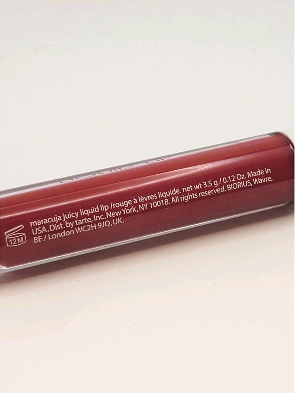 Tarte Maracuja Juicy Liquid Lip Cherry   0.12 oz New In Box LONGWEAR MATTE